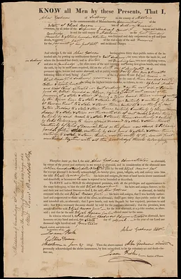 Land transfer between Elijah Bacon Sr., to Elijah Bacon Jr.