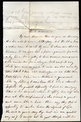 Marriett Smith Allen to Frona Spooner April 2 [1870s]