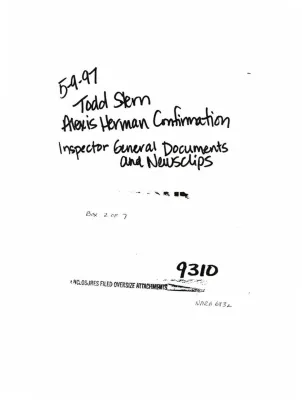 AMH [Alexis M. Herman] News Clips [binder] [1]