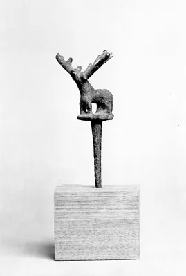 Pin with Deer Finial