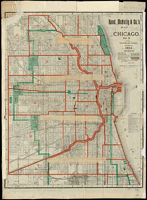 Rand McNally & Co.'s map of Chicago
