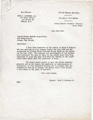 Letters Received, July 3, 1925