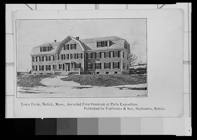 Town farm, Natick, Mass., awarded first premium at Paris Exposition
