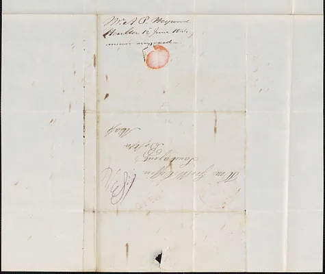A.P. Heywood to George Coffin, 12 June 1844