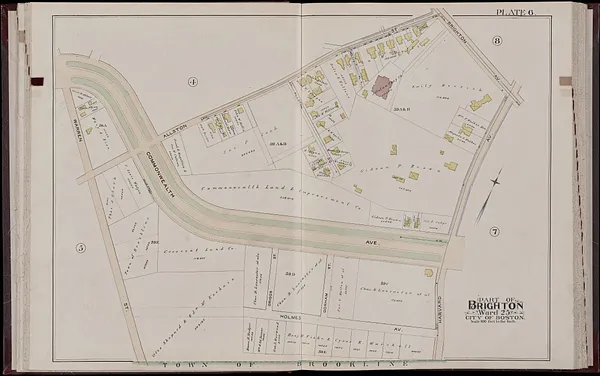 Atlas of the city of Boston, volume seven, Brighton, Mass.