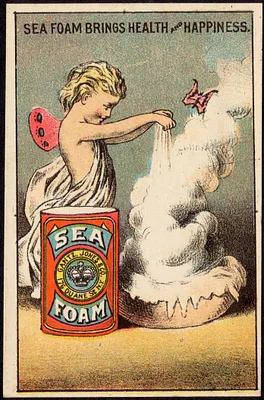 Sea foam brings health and happiness.