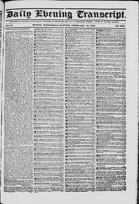 Daily Evening Transcript