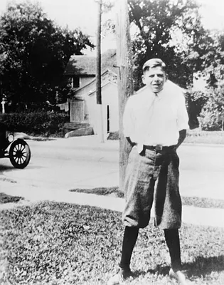 Photograph of President Ronald Reagan as a Child in Dixon, Illinois