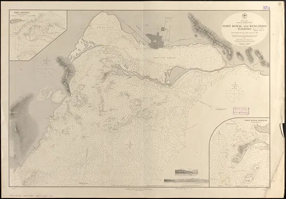 West Indies, Jamaica--south coast, Port Royal and Kingston Harbors