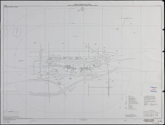 Airport obstruction chart
