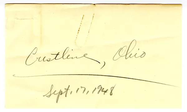 Statement of President Harry S. Truman, Crestline, Ohio