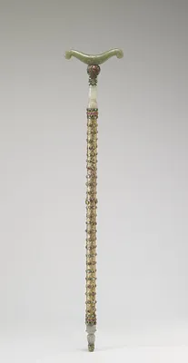 Baton with Jade Finial