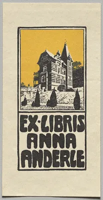 Bookplate: Anna Anderle