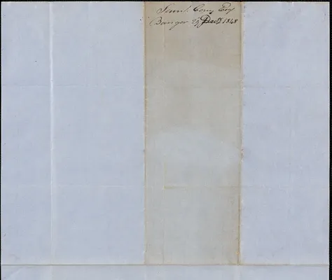 Samuel Cony to George Coffin, 29 December 1848