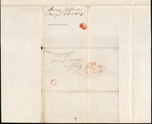 Ivory Jefferds to George Coffin, 6 October 1847