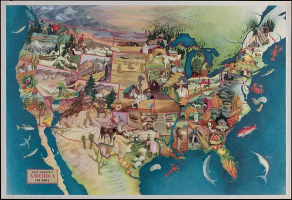 Paul Sample's America, its soil