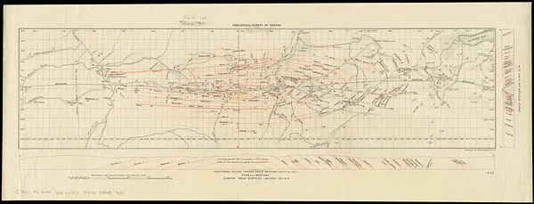 Plan and sections, Oldham gold district, Halifax Co., N.S