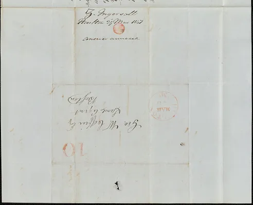 Z. Ingersoll to George Coffin, 29 March 1847