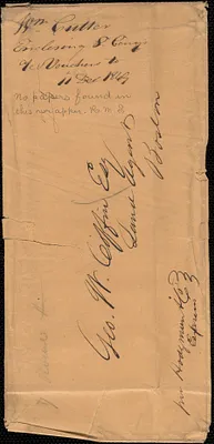 William Cutter to George Coffin, 11 December 1849