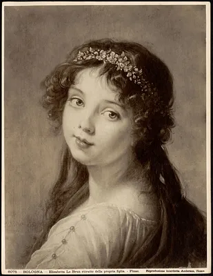 Portrait of her daughter