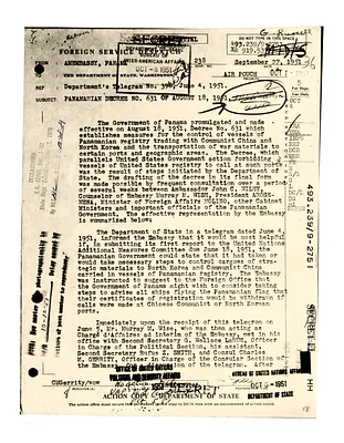 Memorandum from C. M. Gerrity