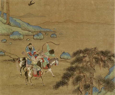 Landscape with Two Men on Horseback