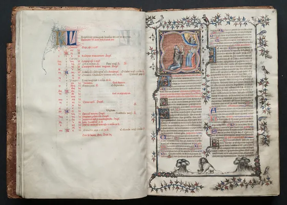 The Gotha Missal:  Fol. 10v, Text