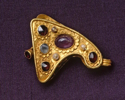 Clasp Set with Semiprecious Stones