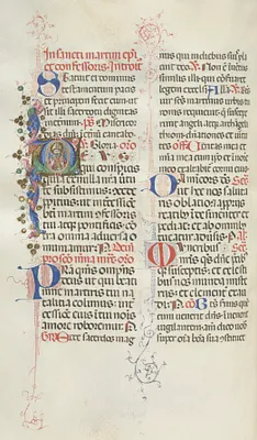 Missale: Fol. 324v: Saint Martin