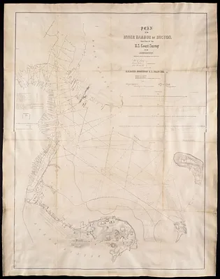 Plan of the Inner Harbor of Boston