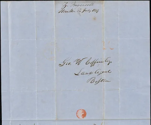Z. Ingersoll to George Coffin, 14 July 1849
