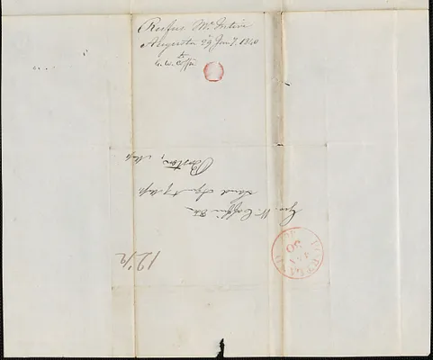 Rufus McIntire to George Coffin, 29 January 1840