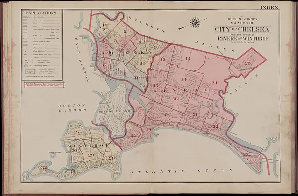 Atlas of the city of Chelsea and the towns of Revere & Winthrop, Massachusetts
