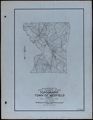 Topography Town of Medfield
