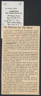 Herbert Brutus Ehrmann Papers, 1906-1970. Sacco-Vanzetti. Pardon powers. Box 8, Folder 12, Harvard Law School Library, Historical & Special Collections