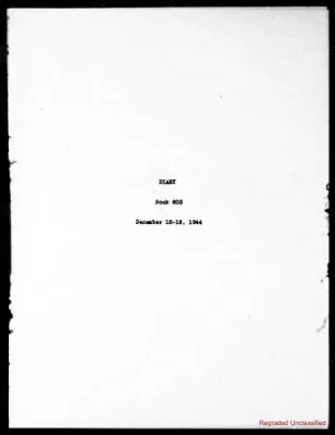 Volume 803, December 15 – December 18, 1944