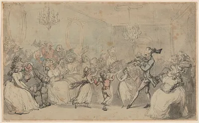 The children's dancing lesson