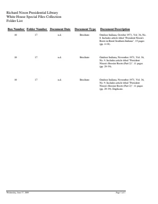 WHSF: Returned, 10-17
