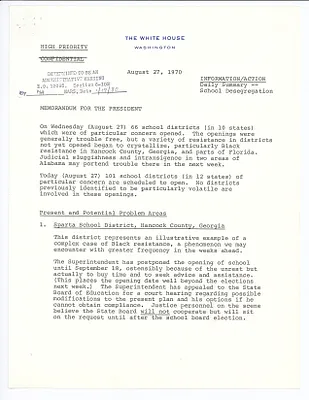 President's Handwriting, [Aug. 16-31, 1970] [3 of 3]