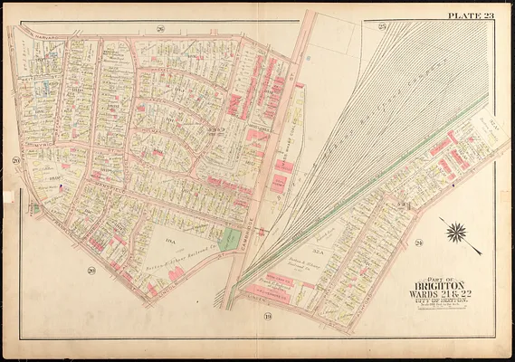 Atlas of the city of Boston, Brighton