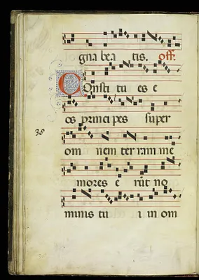 Leaf from Antiphonary