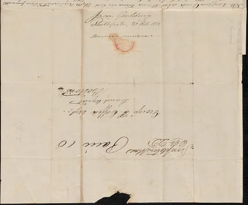 Jason Goulding to George Coffin, 20 October 1838