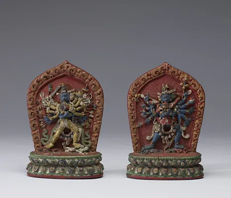 One of a Pair of Votive Plaques