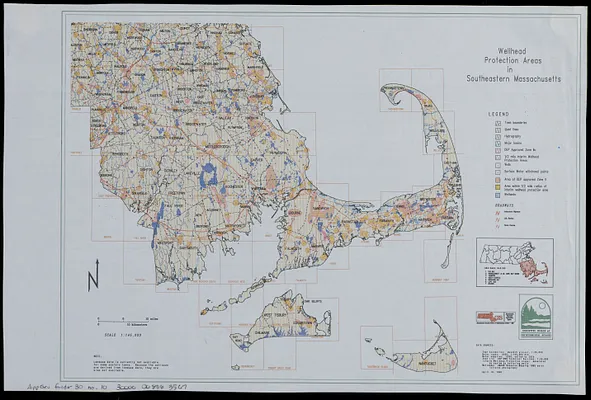 Wellhead protection areas in southeastern Massachusetts