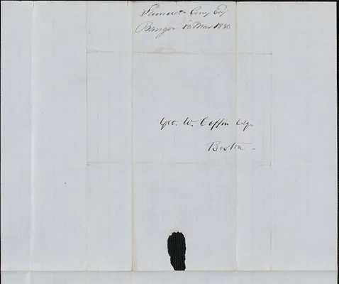 Samuel Cony to George Coffin, 13 March 1850