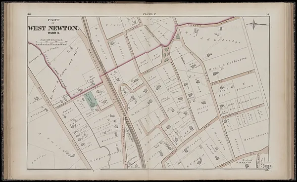 Atlas of the city of Newton, Middlesex Co., Massachusetts