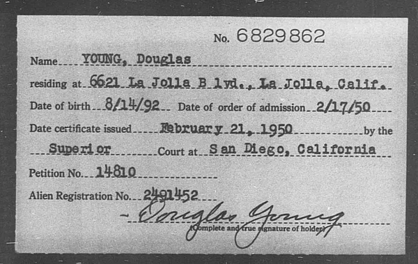 Young, Douglas - 1950