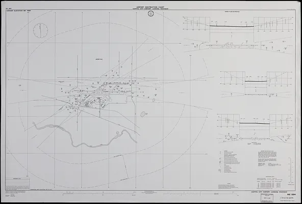 Airport obstruction chart