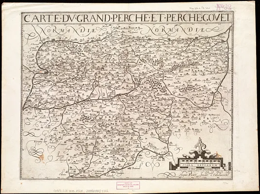 Carte du Grand Perche et Perche Gouet