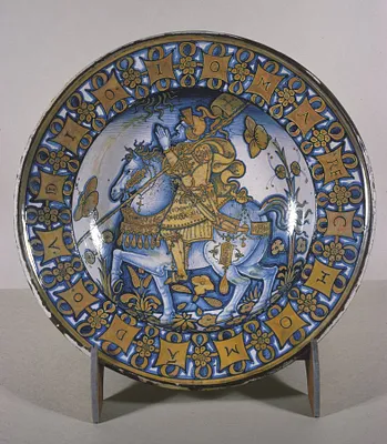 Dish with Constantine the Great